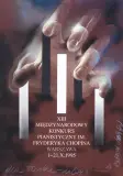 Rosław Szaybo, PROJEKT PLAKATU KONKURSU CHOPINOWSKIEGO, 1995, kolaż, papier