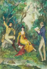 Jan Marcin Szancer, ILUSTRACJA DO „PANA TADEUSZA” ADAMA MICKIEWICZA, akwarela, gwasz, papier