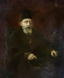 Xix w. W. Makowskij, IWAN GROŹNY, 1898, olej, płótno naklejone na sklejkę