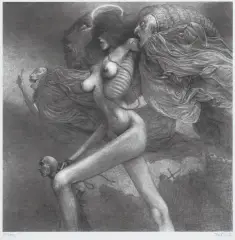BEZ TYTUŁU by Zdzisław Beksiński, 1972/2003, giclée, papier, sold Dec 2022