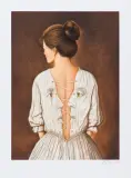 SHE STOOPS TOO FOLLY by Rafał Olbiński, inkografia, papier, sold Dec 2022