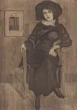 Władysław Skoczylas, DAMA W KAPELUSZU