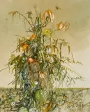 Stanisław Jerzy Suder, MARTWA NATURA POŚMIERTNA, lata 90., olej, płyta pilśniowa