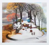 Jacek Yerka, ZIMOWA MADERA, 2015, giclée, papier