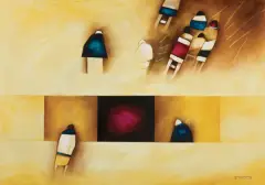 Witold-K, Z CYKLU „LUDZIE“, 2019, olej, płótno