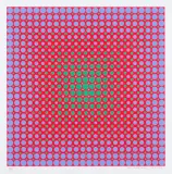 Richard Anuszkiewicz, BEZ TYTUŁU, 1963-1982, serigrafia barwna, papier