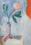 Jerzy Fedkowicz, MARTWA NATURA, LATA 50. XX W. [?], olej, płótno naklejone na tekturę