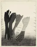 Stanisław Fijałkowski, 3 IV 69, 1969, węgiel, papier kremowy