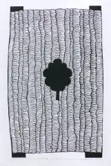 Zbigniew Lutomski, WSPÓŁZALEŻNOŚĆ, 1975, linoryt, papier żeberkowy