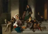 Heinrich Rustige von, W OCZEKIWANIU, olej, płótno