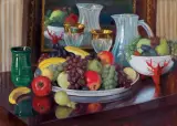 Bronisława Rychter-Janowska, MARTWA NATURA, olej, tektura