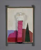 KAPLICZKA DOMOWA Z BRUKSELI by Władysław Hasior, 1989, technika własna, offered Oct 2022