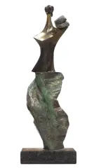Stanisław Wysocki, POWODZIANKA, 1998, brąz polerowany i patynowany