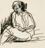 Józef Czapski, SIEDZĄCA KOBIETA