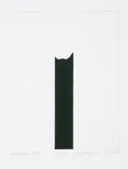 Andrzej Gieraga, Kolumna, 1987, akwaforta, druk wypukły suchy, papier