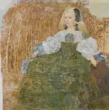 Jolanta Zdrzalik, Infantka, 2000, olej, płyta pilśniowa