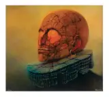 BEZ TYTUŁU by Zdzisław Beksiński, 1998, giclée, papier, sold Sep 2022