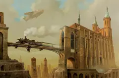 LEGNICA – RZECZYWISTOŚĆ RÓWNOLEGŁA by Jarosław Jaśnikowski, 2015, olej, płótno, sold Sep 2022