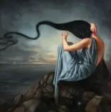 Anna Tomicka, DISTANCE, 2017, olej, płótno