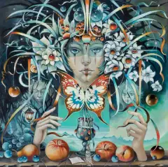 Zbigniew Seweryn, DEMETER, 2021, olej, płótno