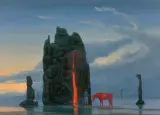 SOMNIUM DE EQUO RUFO by Maksymilian Novak-Zemplinski, 2022, olej, płyta, sold Sep 2022