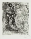 Marc Chagall, Z cyklu ilustracji do „Bajek” La Fontaine'a, akwaforta, papier