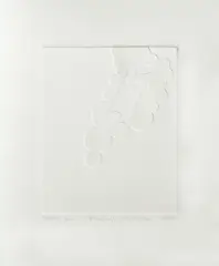 Andrzej Gieraga, Ikar I, 1987, wypukłodruk suchy, papier