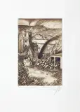 Leszek Rózga, BLIŻSZY ZASIĘG, 1981, akwaforta sepiowa, papier