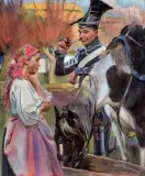 Wojciech Kossak, ŻOŁNIERSKA IDYLLA