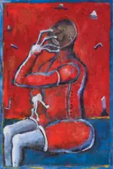 Eugeniusz Markowski, MANEKIN – R.4, 1982, olej, płótno