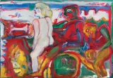 Eugeniusz Markowski, AMAZONKA +1 +2, 1982, olej, płótno