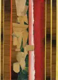 Marian Bogusz, EROTYK XX, 1967, collage, płyta drewniana