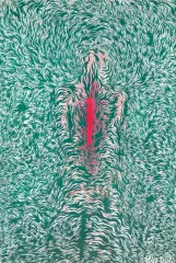 Andrzej Fogtt, Z CYKLU „ŻYWIOŁEM OPĘTANIE“, 1984, gwasz, papier