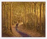 Jacek Yerka, ZŁOTA ALEJA 1/50, giclée, papier