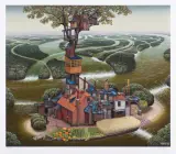 Jacek Yerka, WODNY ŚWIAT 1/50, giclée, papier