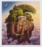 Jacek Yerka, POKOIK NA GÓRZE 1/50, giclée, papier