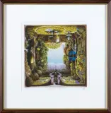 Jacek Yerka, Ogrody Krysi 1/100, giclée, papier