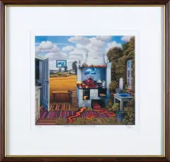 Zamieszanie w kuchni 1/100 by Jacek Yerka, giclée, papier, sold May 2022