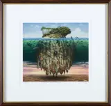 Jacek Yerka, Teoria Wegenera 1/100, giclée, papier