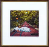 Jacek Yerka, CZEKAJĄC NA TRAMWAJ 1/100, giclée, papier