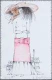 Barbara Gawdzik-Brzozowska, Tekla, 2001, tusze barwne, papier