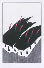 Zbigniew Lutomski, Printed VIII, 1992, linoryt kolorowany, papier