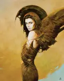 Karol Bak, ZAGUBIONA, 2016, olej, płótno