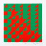 Jerzy Grabowski, BEZ TYTUŁU, serigrafia barwna, karton
