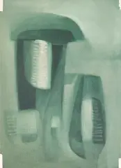 Zdzisław Stanek, OBRAZ ŚWIATEŁ 2, 1961, akwarela, tusz, pastel, papier