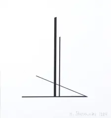 BEZ TYTUŁU by Henryk Stażewski, 1984, serigrafia, papier, offered Mar 2022