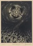 Jerzy Znamierowski, Genesis II, 1979, metaloryt trawiony, papier