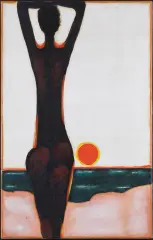 Jerzy Nowosielski, WSCHÓD SŁOŃCA, 1983, olej, płótno