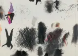 Tomasz Ciecierski, NA GŁOWIE, 1979, ołówek, kredka, papier