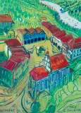 KAZIMIERZ DOLNY by Edward Dwurnik, 2017, akryl, płótno, offered Mar 2022